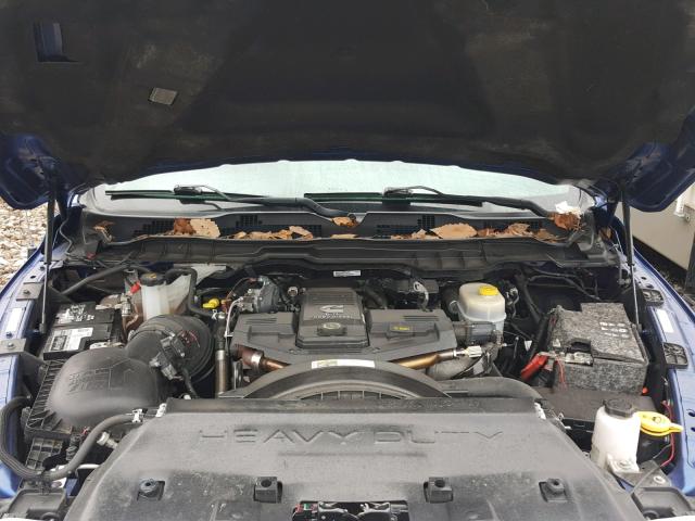 3C63RRHL2FG591045 - 2015 RAM 3500 SLT BLUE photo 7