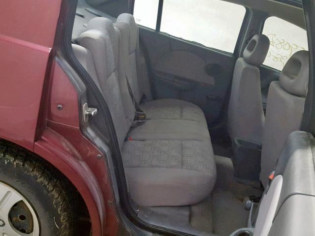 1G8AG52F95Z176203 - 2005 SATURN ION LEVEL RED photo 6