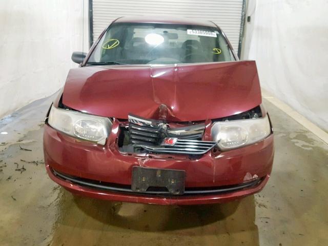 1G8AG52F95Z176203 - 2005 SATURN ION LEVEL RED photo 9