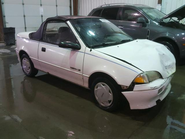 JG1MR3363MK604752 - 1991 GEO METRO LSI WHITE photo 1