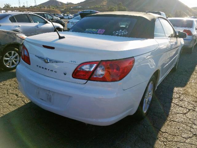 1C3LC55R58N203106 - 2008 CHRYSLER SEBRING TO WHITE photo 4