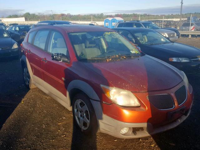 5Y2SL65806Z403322 - 2006 PONTIAC VIBE ORANGE photo 1