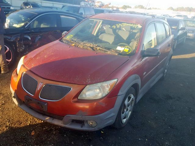 5Y2SL65806Z403322 - 2006 PONTIAC VIBE ORANGE photo 2