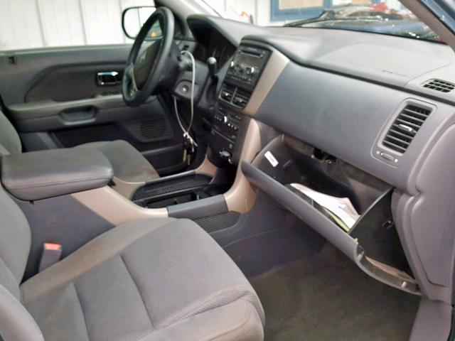 5FNYF18358B008114 - 2008 HONDA PILOT SE BLUE photo 5