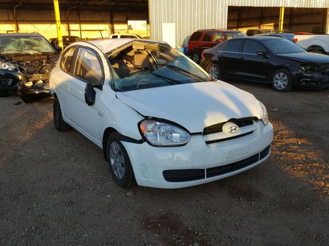 KMHCM3AC0BU201108 - 2011 HYUNDAI ACCENT GL WHITE photo 1