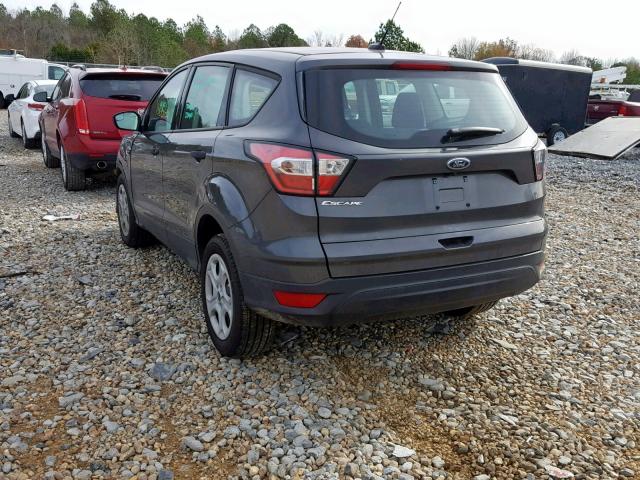 1FMCU0F76JUA88709 - 2018 FORD ESCAPE S GRAY photo 3