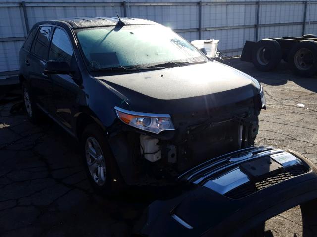 2FMDK3JC1DBA44451 - 2013 FORD EDGE SEL BLACK photo 1