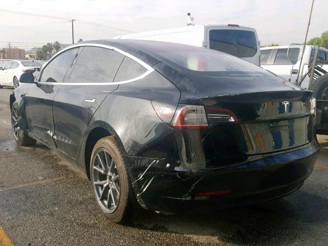 5YJ3E1EA7JF013868 - 2018 TESLA MODEL 3 შავი ფოტო 3