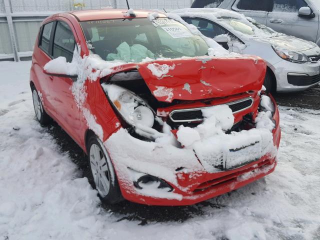 KL8CB6S9XDC588279 - 2013 CHEVROLET SPARK LS RED photo 1