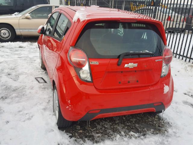 KL8CB6S9XDC588279 - 2013 CHEVROLET SPARK LS RED photo 3