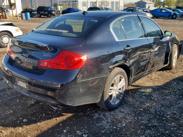 JN1CV6AR6CM674104 - 2012 INFINITI G37 BLACK photo 4