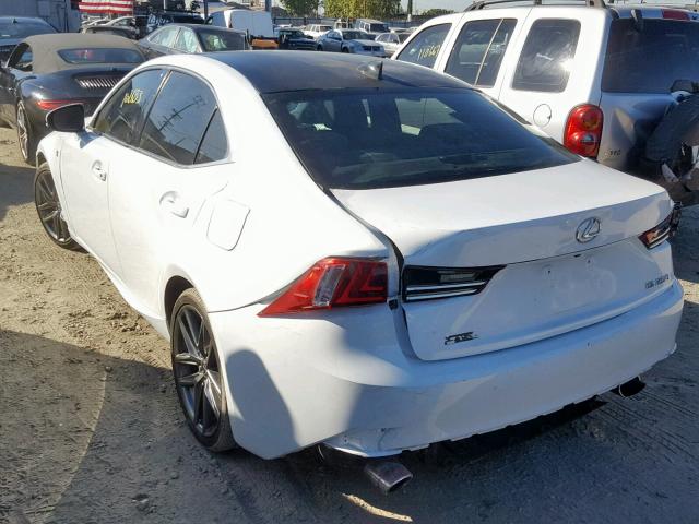 JTHBF1D23E5025928 - 2014 LEXUS IS 250 WHITE photo 3