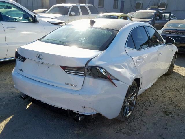 JTHBF1D23E5025928 - 2014 LEXUS IS 250 WHITE photo 4