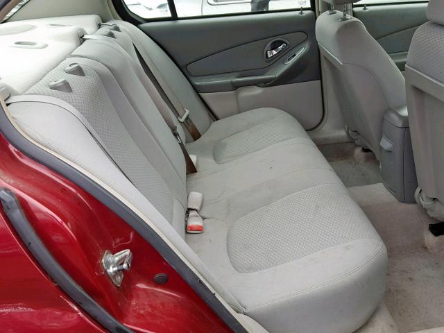 1G1ZS58F17F300735 - 2007 CHEVROLET MALIBU LS 勃艮第红 照片 6