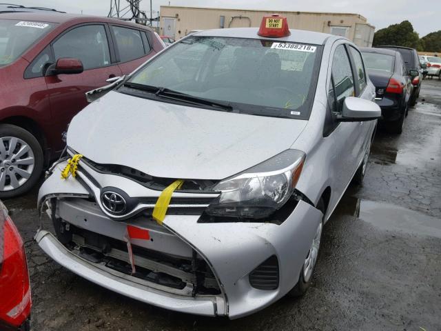 VNKKTUD32GA063821 - 2016 TOYOTA YARIS L SILVER photo 2