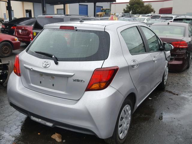 VNKKTUD32GA063821 - 2016 TOYOTA YARIS L SILVER photo 4