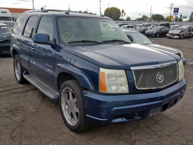 1GYEK63N85R135587 - 2005 CADILLAC ESCALADE L BLUE photo 1