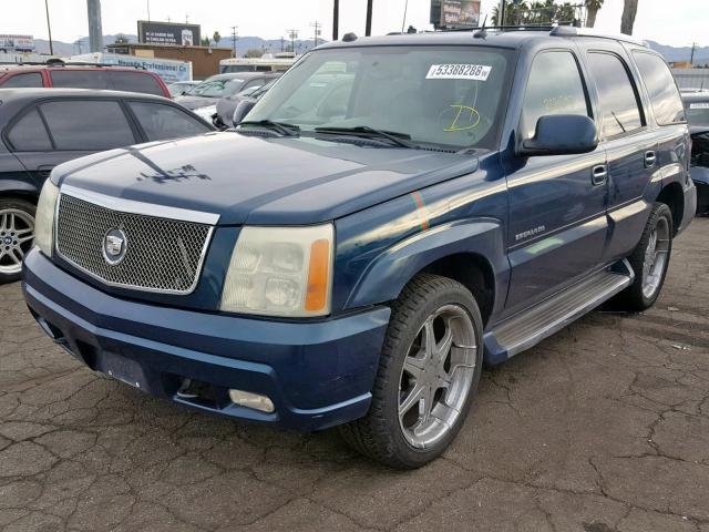 1GYEK63N85R135587 - 2005 CADILLAC ESCALADE L BLUE photo 2