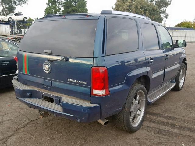 1GYEK63N85R135587 - 2005 CADILLAC ESCALADE L BLUE photo 4