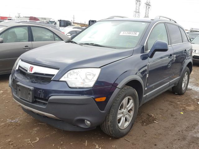 3GSCL33P48S571773 - 2008 SATURN VUE XE BLUE photo 2