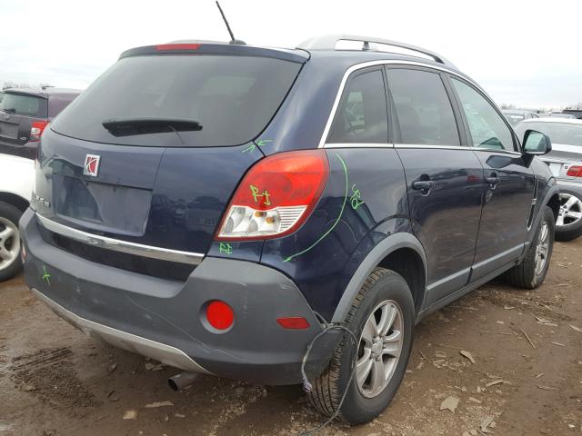 3GSCL33P48S571773 - 2008 SATURN VUE XE BLUE photo 4