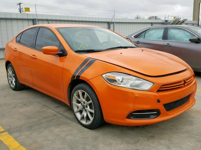 1C3CDFBHXDD171476 - 2013 DODGE DART SXT ORANGE photo 1