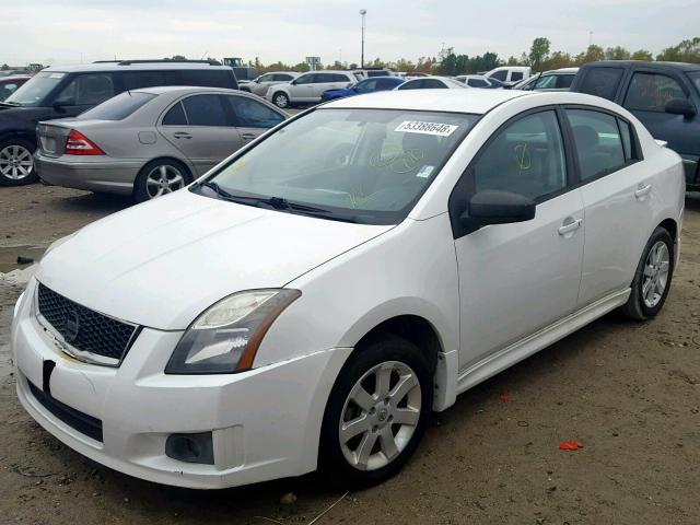 3N1AB6AP6AL683987 - 2010 NISSAN SENTRA 2.0 WHITE photo 2