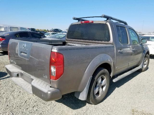 1N6AD07U86C440277 - 2006 NISSAN FRONTIER C BROWN photo 4