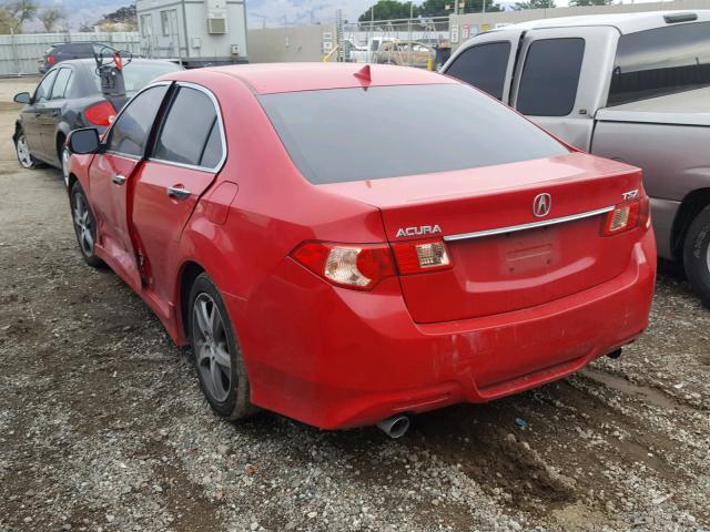 JH4CU2F88CC021531 - 2012 ACURA TSX SE RED photo 3