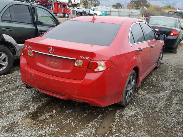 JH4CU2F88CC021531 - 2012 ACURA TSX SE RED photo 4