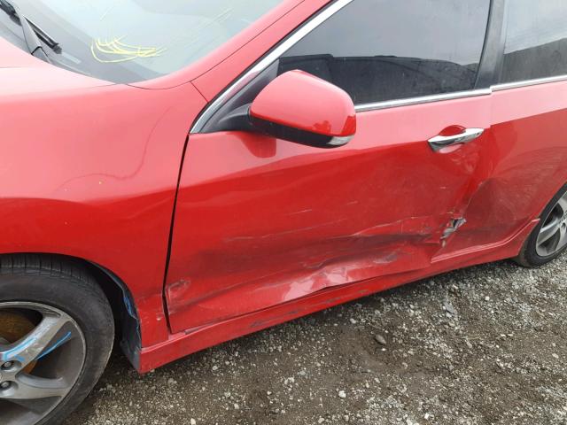 JH4CU2F88CC021531 - 2012 ACURA TSX SE RED photo 9