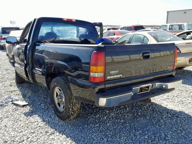 1GTEC14W0XZ510825 - 1999 GMC NEW SIERRA BLACK photo 3