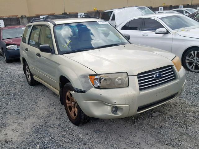 JF1SG63646H730727 - 2006 SUBARU FORESTER BEIGE photo 1