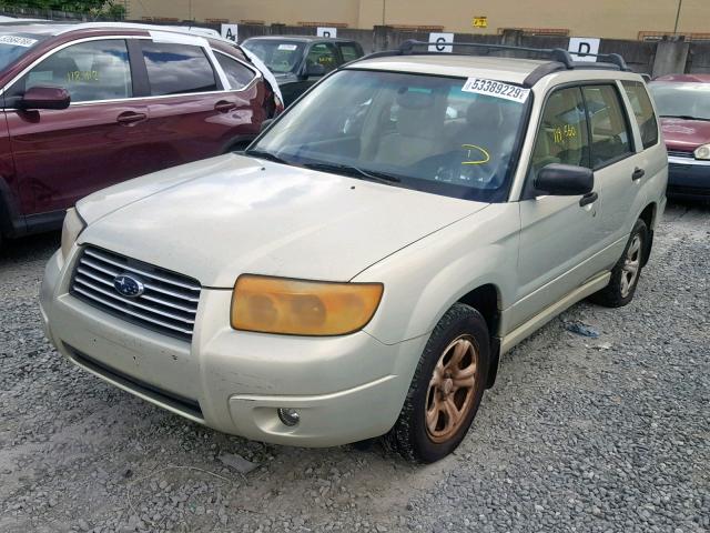 JF1SG63646H730727 - 2006 SUBARU FORESTER BEIGE photo 2