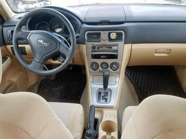 JF1SG63646H730727 - 2006 SUBARU FORESTER BEIGE photo 9