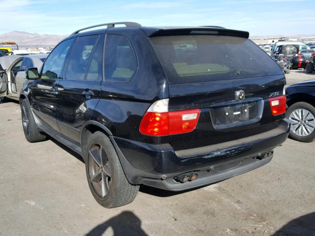 5UXFB33523LH45205 - 2003 BMW X5 4.4I BLACK photo 3