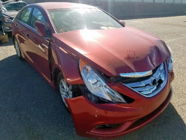 5NPEB4AC5EH852337 - 2014 HYUNDAI SONATA GLS RED photo 1