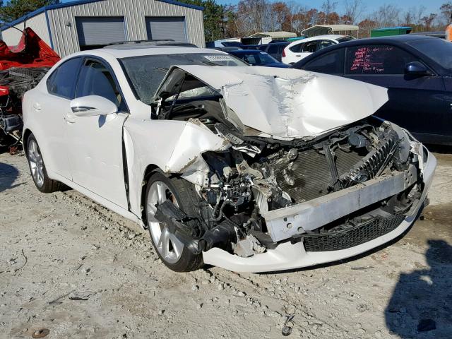 JTHBF5C26A5109583 - 2010 LEXUS IS 250 WHITE photo 1