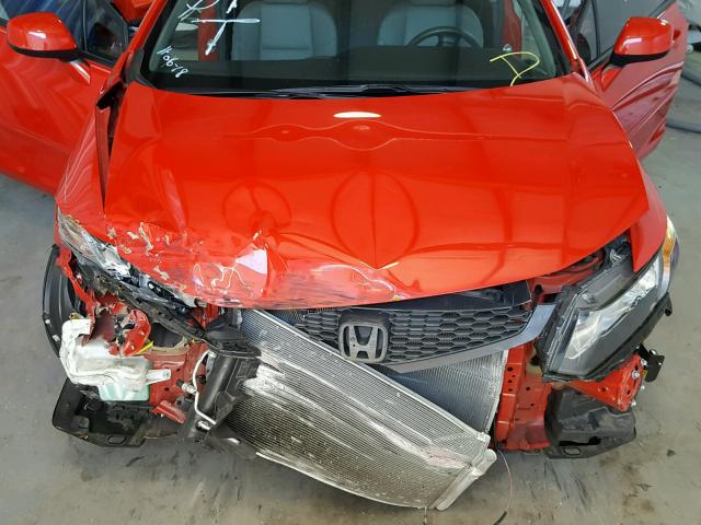 2HGFG3B00CH525520 - 2012 HONDA CIVIC EXL RED photo 7