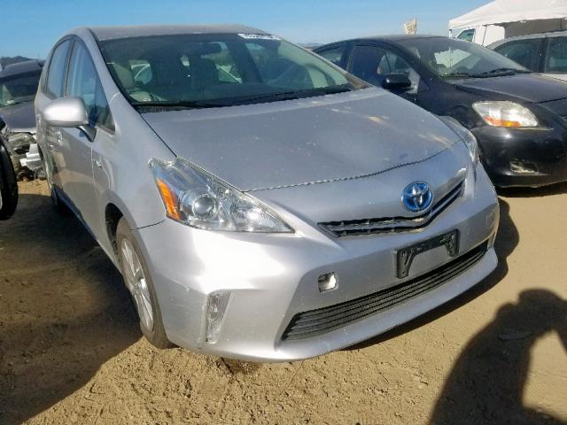 JTDZN3EU9C3050386 - 2012 TOYOTA PRIUS V SILVER photo 1