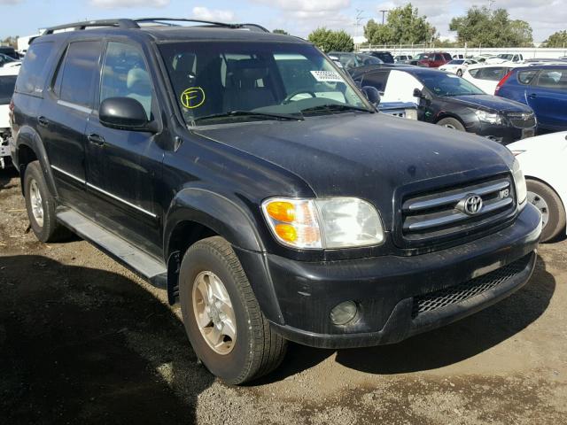 5TDBT48A12S083720 - 2002 TOYOTA SEQUOIA LI BLACK photo 1