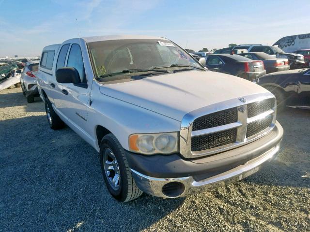 1D7HA18N84S634128 - 2004 DODGE RAM 1500 S WHITE photo 1