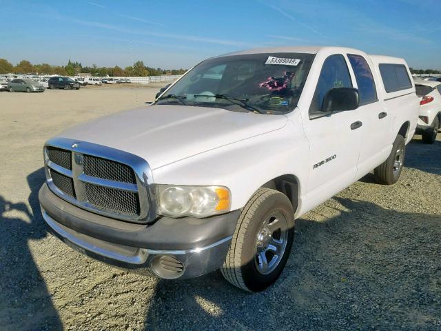 1D7HA18N84S634128 - 2004 DODGE RAM 1500 S WHITE photo 2