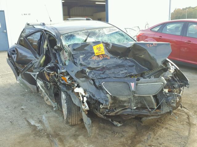 5Y2SL65888Z408416 - 2008 PONTIAC VIBE BLACK photo 1