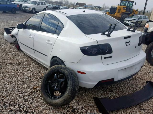 JM1BK323671617449 - 2007 MAZDA 3 S WHITE photo 3