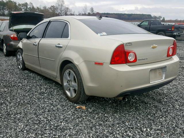 1G1ZD5E07CF354738 - 2012 CHEVROLET MALIBU 2LT GOLD photo 3