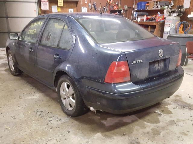 3VWSK69M83M117531 - 2003 VOLKSWAGEN JETTA GLS BLUE photo 3