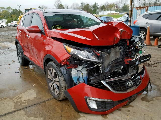 KNDPCCA21D7473524 - 2013 KIA SPORTAGE E RED photo 1