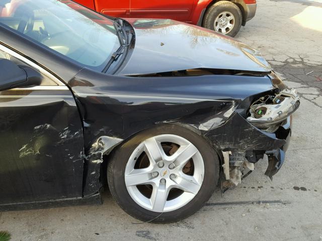 1G1ZB5E12BF347497 - 2011 CHEVROLET MALIBU LS გრაფიტი ფოტო 9