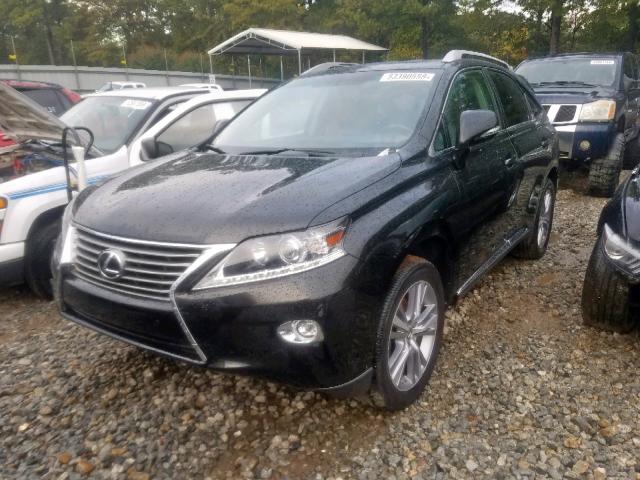 2T2ZK1BA4FC167503 - 2015 LEXUS RX 350 BLACK photo 2